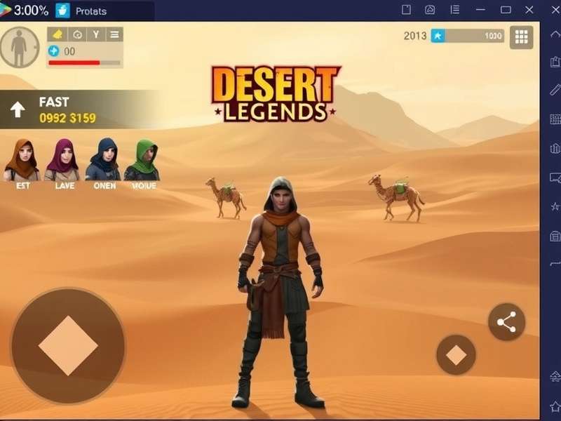 Desert Legends character customization options